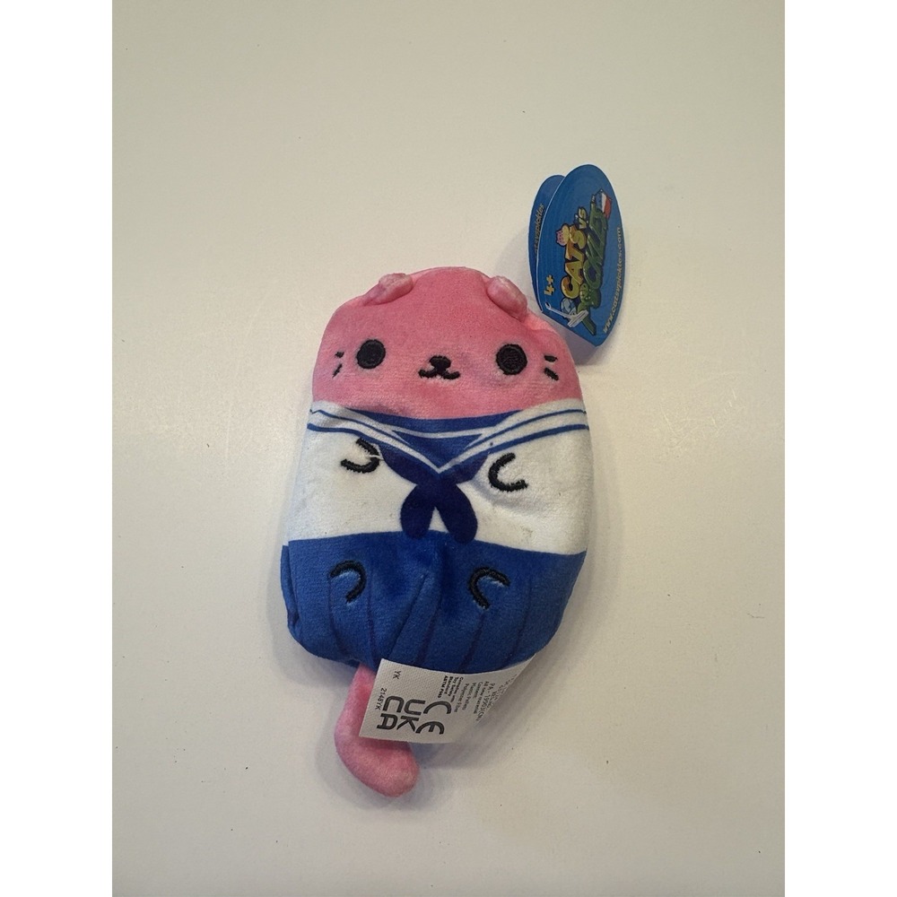 Cats Vs Pickles 4" Beanbag Plush Saylor #337 Gold Wave Soft Beanie NEW